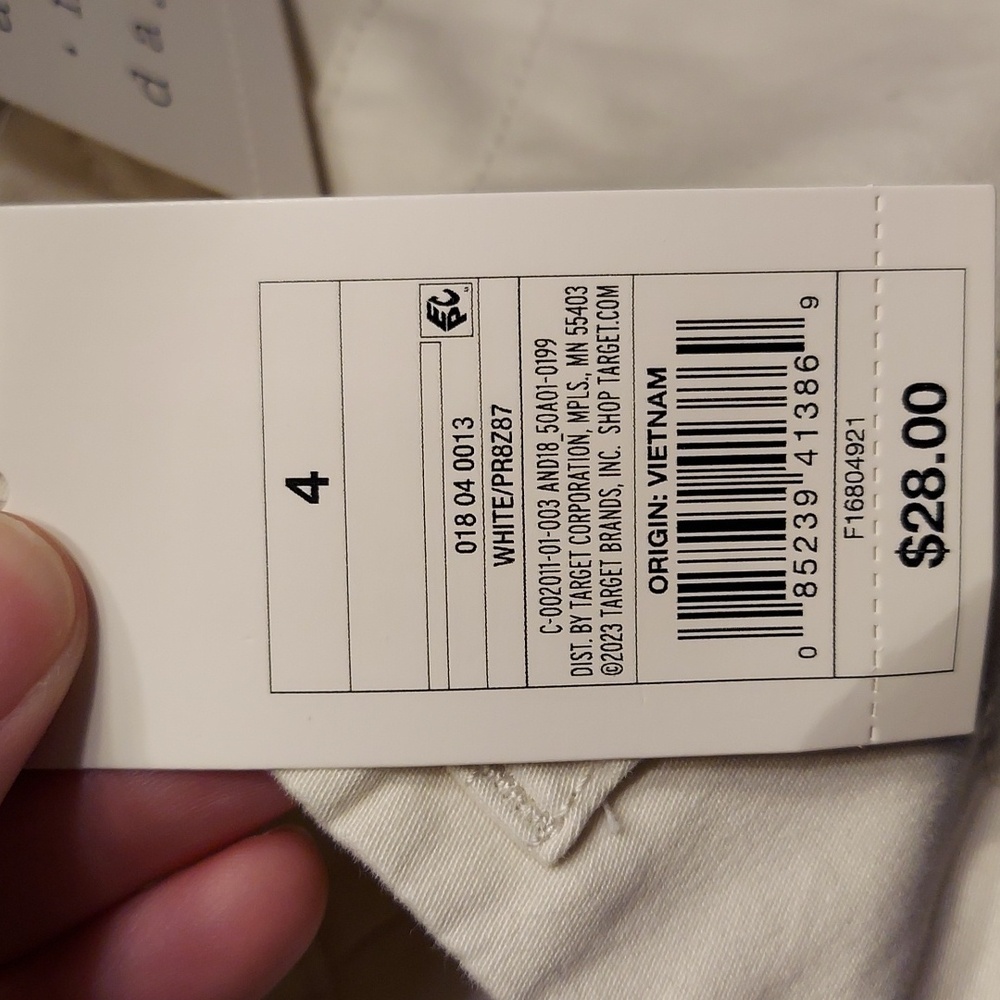 Women's High-Rise Straight Ankle Chino Pants - Picture 9 of 9